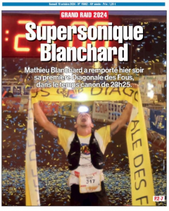 Diagonale des Fous 2024 - Victoire de Mathieu BLANCHARD